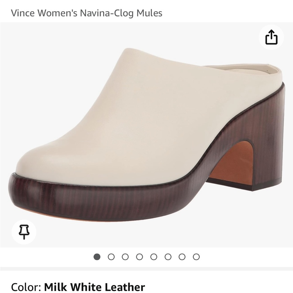 Vince leather mules